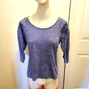 Purple Lace Back Maurices Sz S
